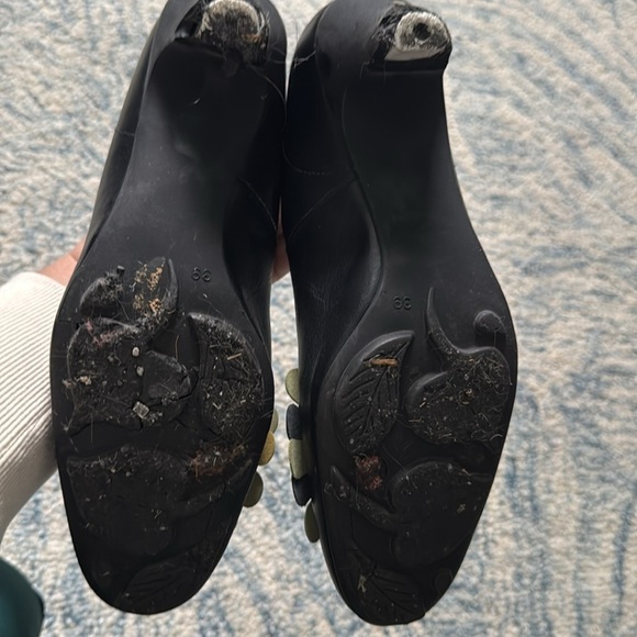 Rare camper floral twins leather heels 39 *damaged - Picture 6 of 6